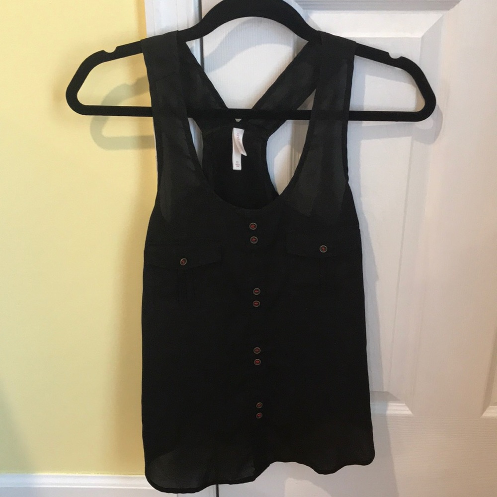 Black Xhilaration Tank Blouse!